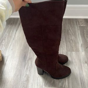 Just Fab Brown mid calf boots